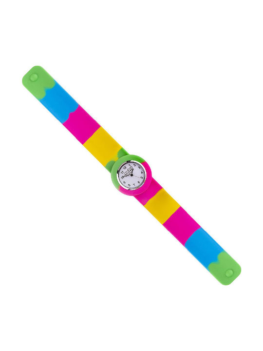 Wacky Watches Παιδικό Αναλογικό Ρολόι Wacky Slap 3D Πολύχρωμο