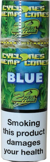 Cyclones Τσιγαροσωλήνες Cyclones Blue Βατόμουρο Μπλε 2τμχ