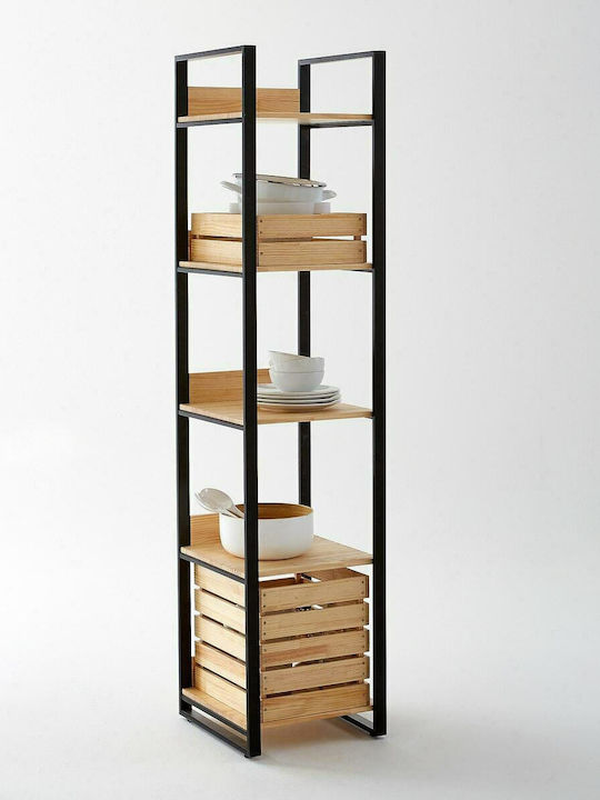 La Redoute Interieurs Hiba Rafturi de baie Raft de Baie Metal cu 5 Rafturi 43x42x183cm