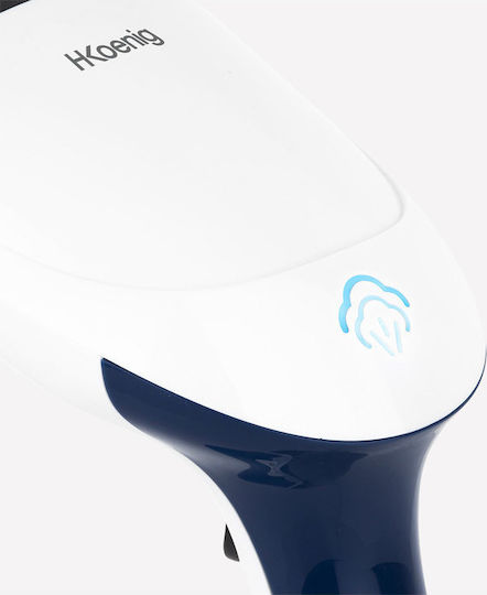 HKoenig Ατμοκαθαριστής Ρούχων Χειρός 1500W με Δοχείο 250ml Μπλε