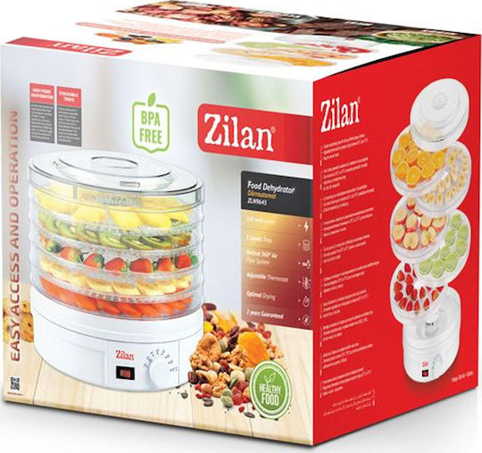 Zilan Lebensmittel-Dehydrator mit 5 Regalen
