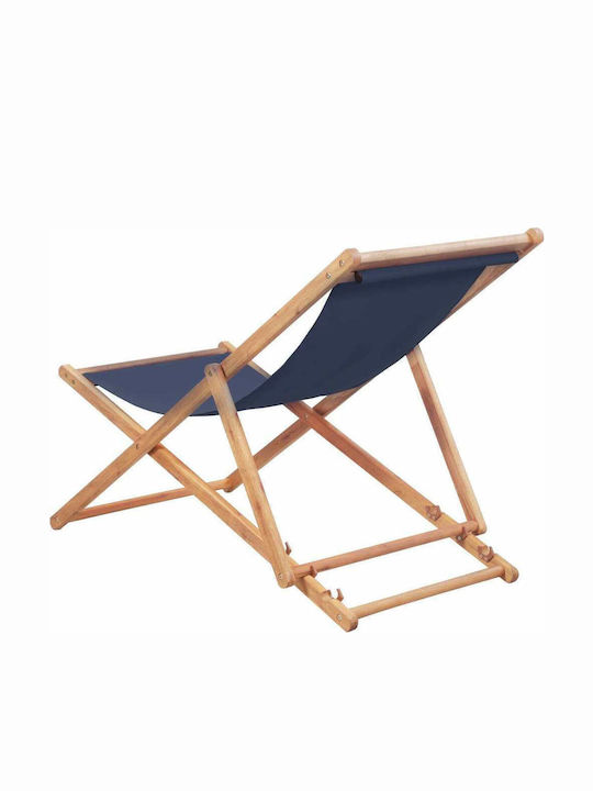 Сезлонг с Син Плат 106x60x90см