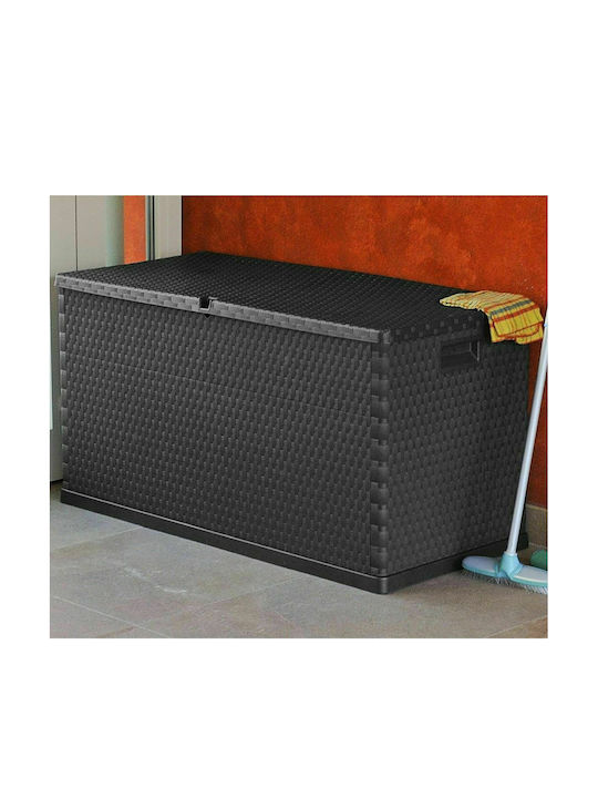vidaXL Outdoor Storage Box 420lt Gray L120xW56xH63cm