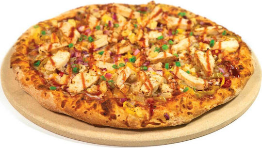 GrillPro Pizza Stone Backblech Pizza Beidseitig mit Keramik Wohnung Oberfläche 33x33x0.8cm