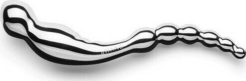 Le Wand Swerve Dildo Ασημί 20.3cm