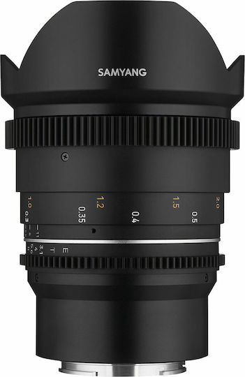 Samyang Cadru complet Obiectiv Foto MF 14mm T3,1 VDSLR MK2 Unghi larg pentru Montura Magazin online Sony E Black