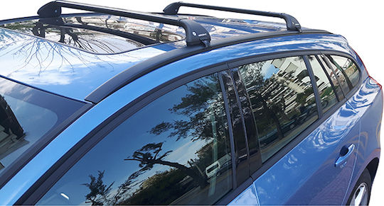 Nordrive Aluminum Car Roof Bars for Volvo V60 2010+ for Cars with Factory Bars Set with Roof Rack Legs M.P.VV60.03