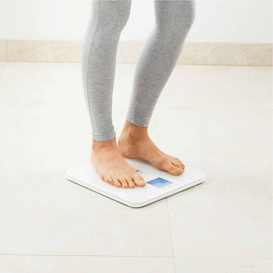 Beurer Smart Badezimmerwaage 180kg mit Körperfettmessung & Bluetooth Weiße 74911