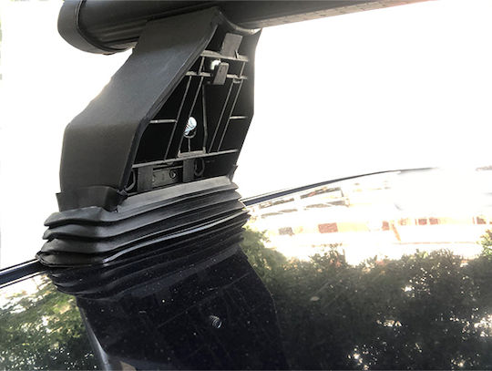 Menabo Menabo Steel Car Roof Bars for BMW E39 4D Set with Roof Rack Legs MPBMWE3901