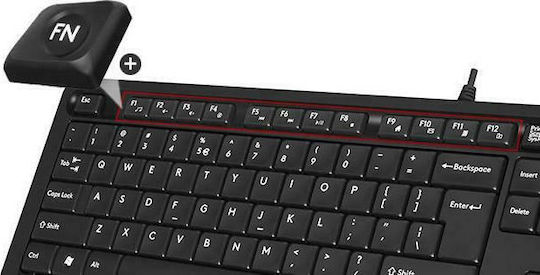 A4Tech Fstyler Sleek FK10 Keyboard Only English US