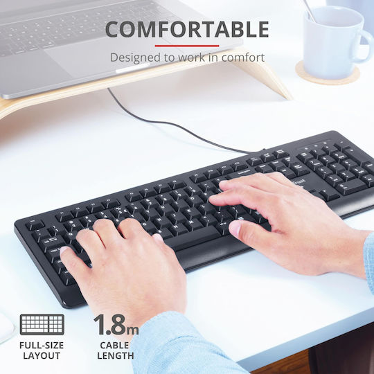 Trust Primo Nur Tastatur Griechisch