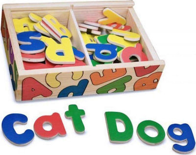 Melissa & Doug Εκπαιδευτικό Παιχνίδι Magnetic Alphabet από Ξύλο για 3+ Ετών