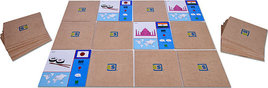 BS Toys World Game Educational Game Knowledge made of Wood for 3+ years Years Old