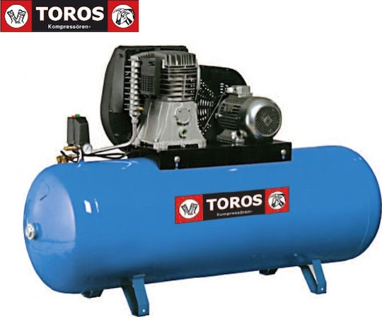 Toros N5-270C-5.5T Τριφασικό Κομπρεσέρ Αέρος με Ισχύ 5.5hp και Αεροφυλάκιο 270lt
