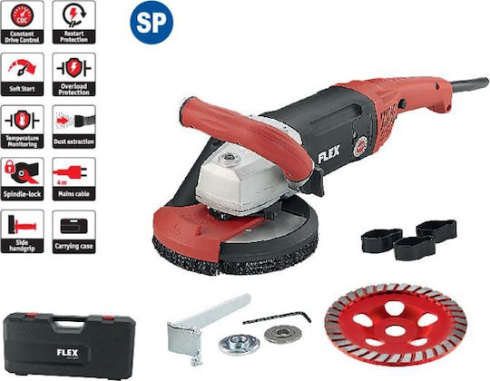 Flex Τριβείο Μπετού 1800W με Δυνατότητα Αναρρόφησης Σκόνης LD 18-7 150 R Kit Turbo-Jet