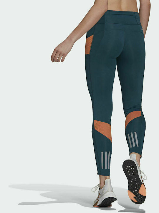 adidas Own Run Frauen Lang Leggings Grün