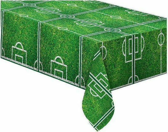 Procos Τραπεζομάντηλο Party Πλαστικό Football Green Πράσινο 180x120cm 86871