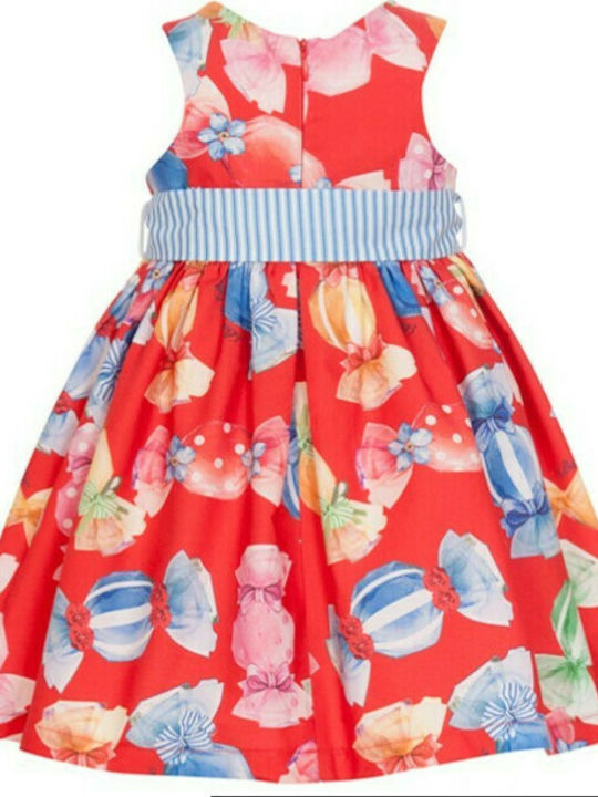 Balloon Chic Kids Dress Sleeveless Red