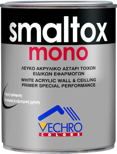 Vechro Smaltox Mono Primer Acrylic Wall Primer White Suitable for Masonry 2.5lt