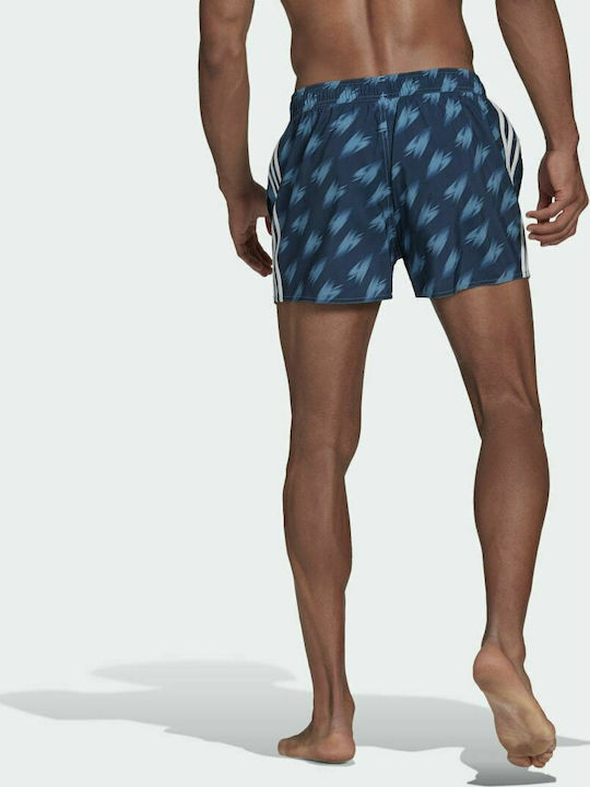 Adidas Graphic Herren Badebekleidung Shorts Crew Navy / Hazy Blue mit Mustern