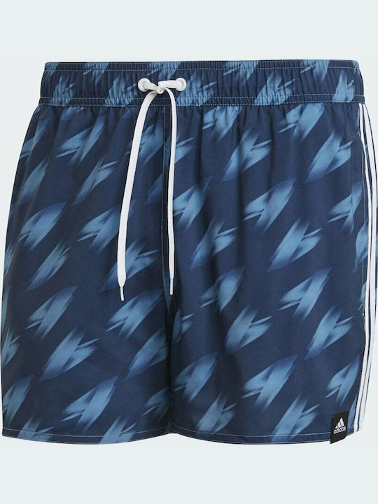 Graphic Herren Badebekleidung Shorts Crew Navy / Hazy Blue mit Mustern