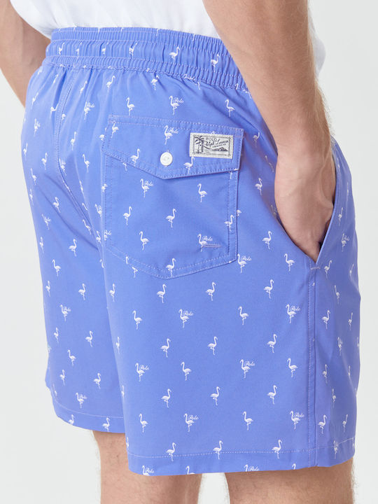 Ralph Lauren Herren Badebekleidung Shorts Blau mit Mustern