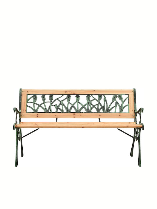Bank Außenbereich Gusseisen 122x54x73cm