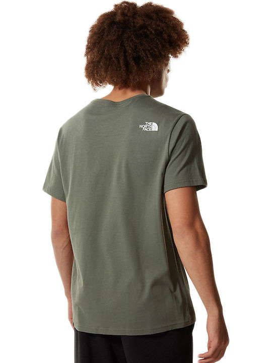 The North Face Simple Dome Tricou pentru bărbați cu mâneci scurte Verde