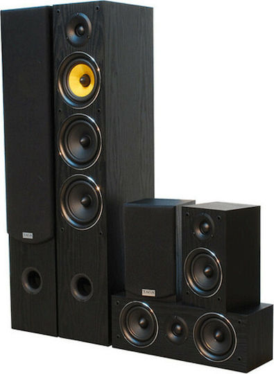 Taga Harmony Heimkino-Lautsprecherset 5.1 TAV-506 V.2 Sub 10 120W Schwarz