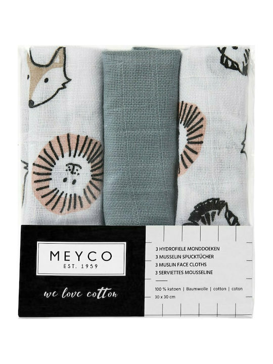 Meyco Σελτεδάκι 30x30cm 3τμχ