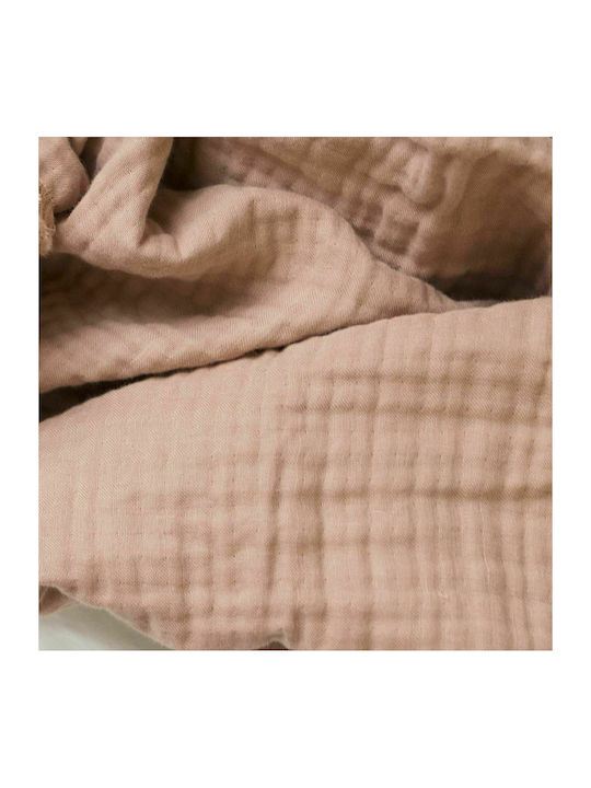 Elodie Details Soft Πάνα Αγκαλιάς Πικέ Καφέ 75x100εκ.