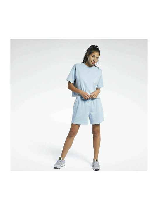 Classics Natural Dye Women's Sporty Shorts Light Blue