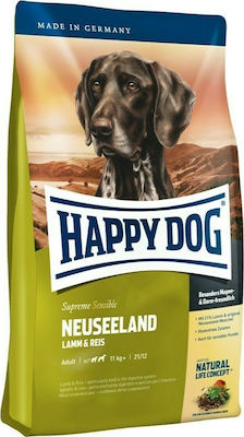 Happy Dog Sensible Neuseeland 4кг Суха храна без Глутен за възрастни средни и големи кучета с Агнешко и Ориз