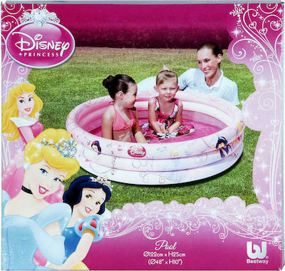 Bestway Παιδική Πισίνα Φουσκωτή 122x122x25εκ. Princess Ροζ
