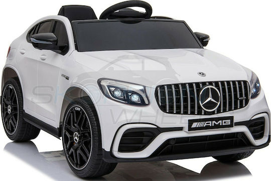 Mercedes Benz GLC 63S Einsitzer mit Fernbedienung Lizensiert 12 Volt Weiß für 1+ Jahre