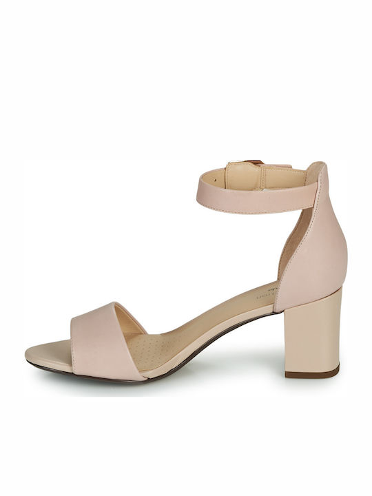 Deva Mae Leather Sandals Anatomic Beige