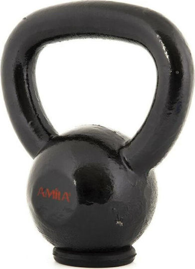 AMILA Kettlebell Enamel 4kg Black