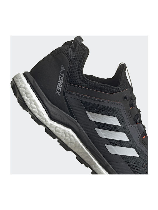 Terrex Agravic Flow Bărbați Pantofi sport Trail Running Core Black / Crystal White / Solar Red