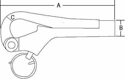 Eval Inox Άγκιστρο Πελεκάνος M6