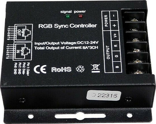 GloboStar Fără fir RGB Controller Tactil RF: RF (Radiofrecvență) cu Telecomandă 2.4G 73410