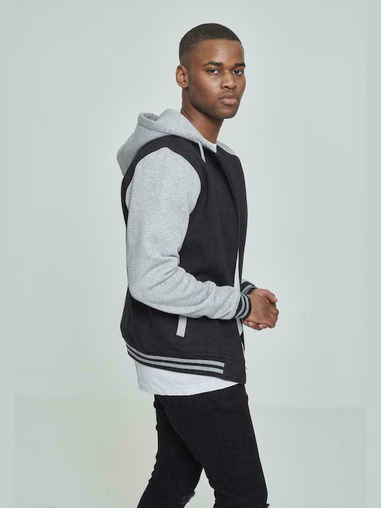 Urban Classics TB287 Herren Sweatshirt Jacke mit Kapuze und Taschen Mehrfarbig