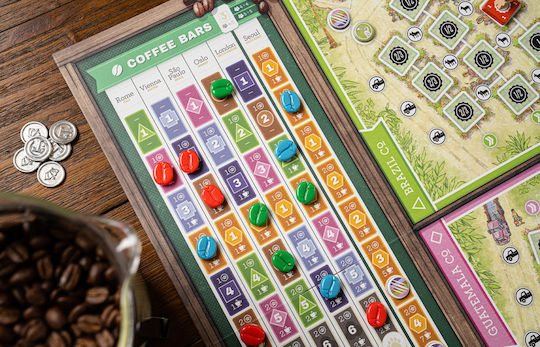 Brettspiel Coffee Traders für 3-5 Spieler 12+ Jahre (EN) Capstone Games