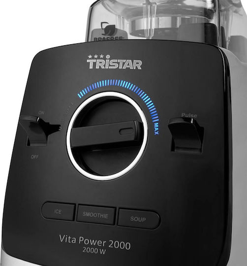 Tristar Blender With Plastic Jug 2 L 2000W Black BL-4473