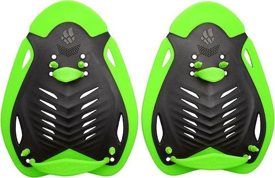 Mad Wave Paddles Χεράκια Κολύμβησης Πράσινα