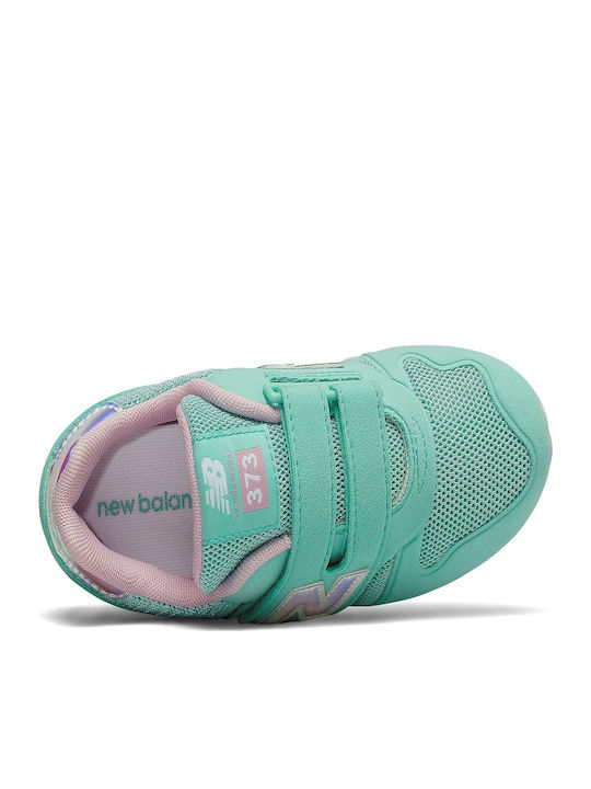 Kinder Sneakers mit Klettverschluss Türkis