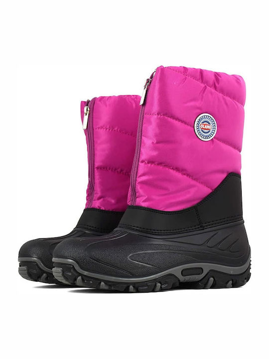 BMX Ghete de Zăpadă Copii cu Fermuar Fuchsia