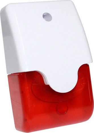 Paradox LD 95 Alarm Siren Indoor 110dB 12V with Red Light 22x30cm