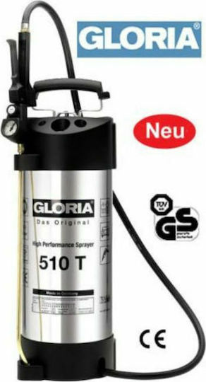 Gloria 510T Ψεκαστήρας Προπιέσεως με Χωρητικότητα 10lt 6bar
