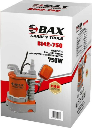 Bax Μονοφασική Αντλία Ακαθάρτων / Λυμάτων 1hp B142-750