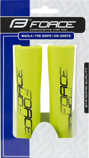 Force Lox 382972 Bicycle Handlebar Grips σε Yellow Χρώμα